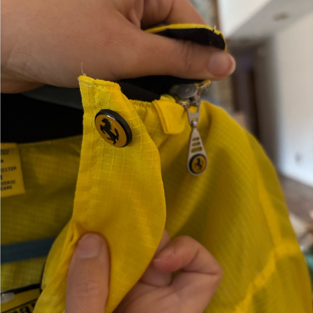 VINTAGE 1998 Ferrari F1 Racing Windbreaker with Removable Hood NWT - Picture 13 of 16